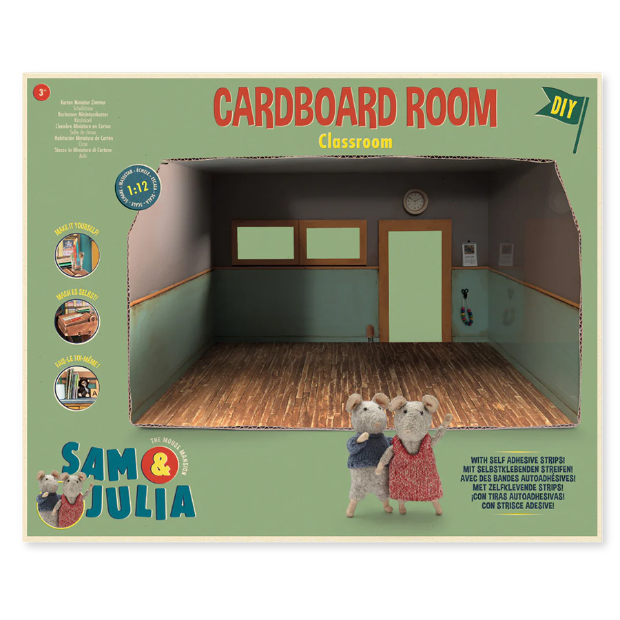 The Mouse Mansion Cardboard Room - Classroom