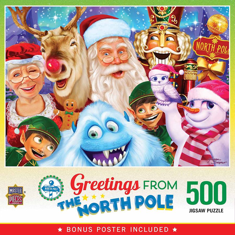 The North Pole Family Portrait 500 Piece Jigsaw Puzzle