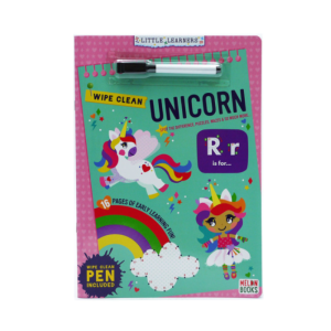 Unicorn Wipe Clean Educational Book