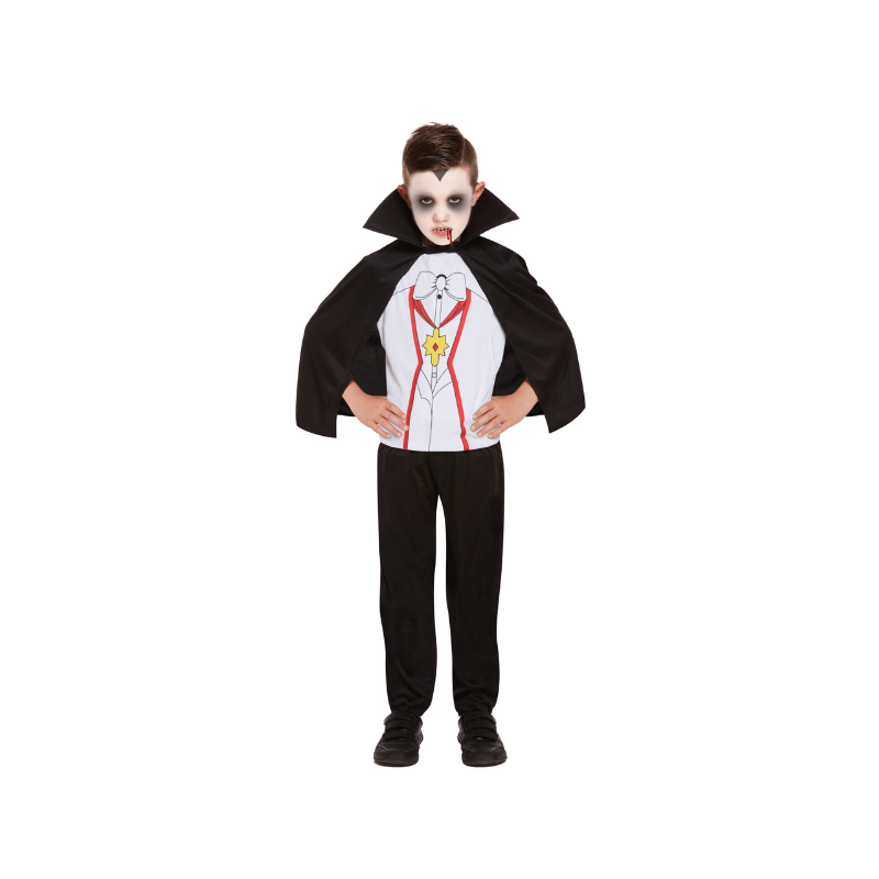 Vampire Fancy Dress Costume - Age 7-9