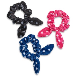 Velvet Knot Star Scrunchies