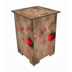 Werkhaus Photo Stool - I Love You