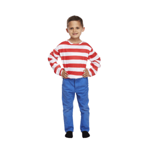 Where's Wally Inspired Fancy Dress Costume - Age 4-6