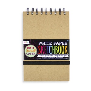 White DIY Cover Sketchbook