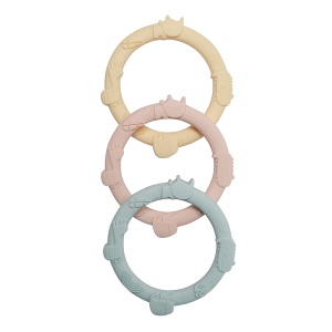 Wild Teething Ring Set