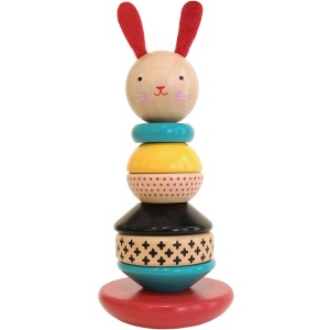 Wooden Stacking Toy - Modern Bunny