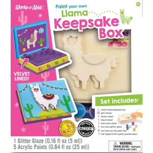 Works of Ahhh Llama Keepsake Box